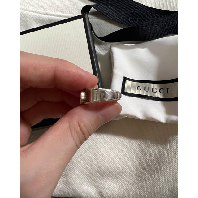 Gucci(グッチ)のGUCCI インターロッキングGシルバーリング レディースのアクセサリー(リング(指輪))の商品写真