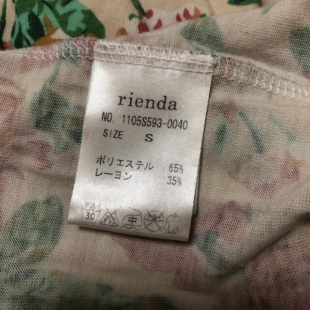 rienda(リエンダ)のrienda ローズ柄　ワンピース  レディースのワンピース(ミニワンピース)の商品写真