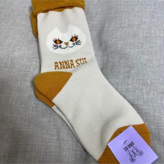 アナスイ(ANNA SUI)のANNA SUI キャット柄　ルームソックス(ソックス)