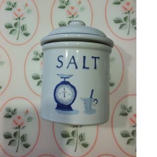 ソルト(SALT) 入れ 陶器製(収納/キッチン雑貨)