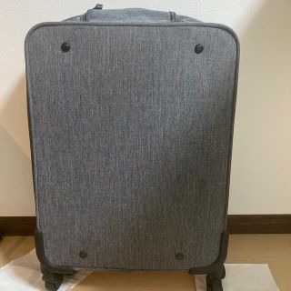 ムジルシリョウヒン(MUJI (無印良品))の無印良品　ソフトキャリーケース　グレー　折り畳み　約36L(スーツケース/キャリーバッグ)