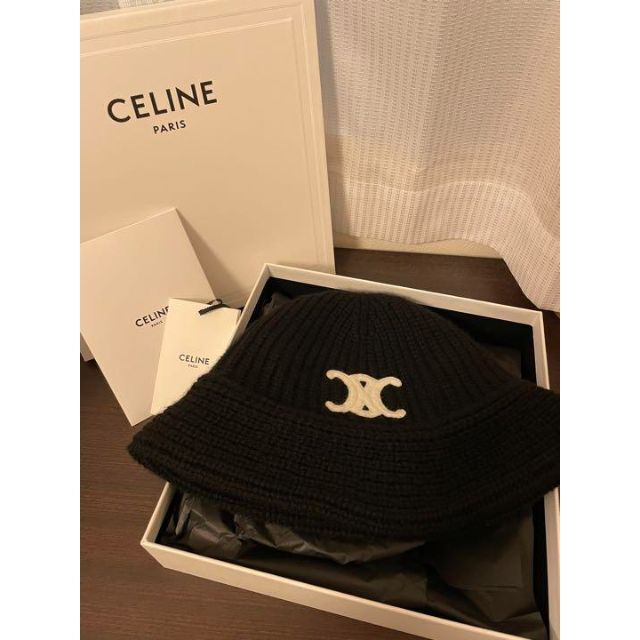 格安販売の セリーヌ celine クロシェハット ニット帽 asakusa.sub.jp