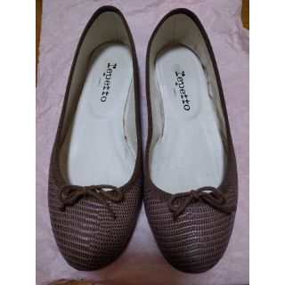 repetto バレリーナ エナメル ブラウン サイズ37