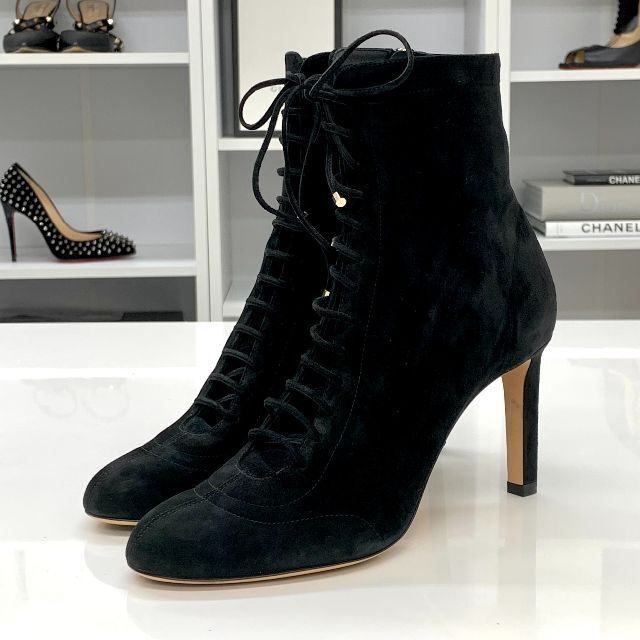 2002年春 JIMMY CHOO ジミーチュウ ショートブーツ グリッター