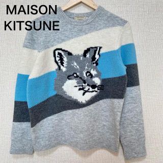 MAISON KITSUNE' - 希少☆ MAISON KITSUNE フォックスヘッド ニット XS