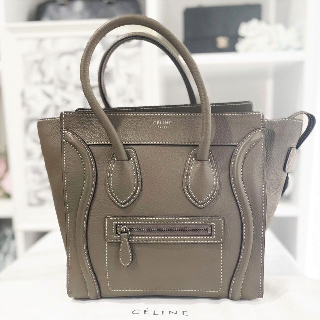 celine - 美品☆ セリーヌ ラゲージ マイクロ ハンドバッグ スリ ...