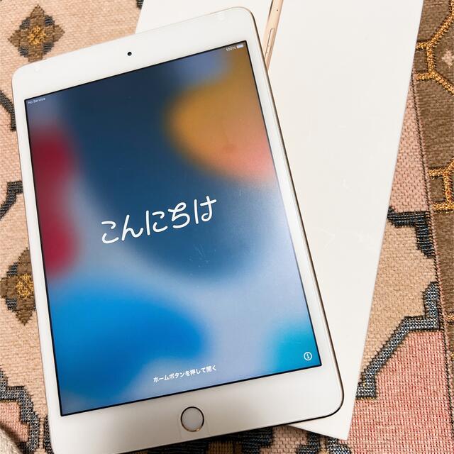 ✨iPad mini4 128GB GOLD Wi-Fi+cellularモデルアイパッド - www