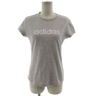 アディダス(adidas)のアディダス adidas Tシャツ 半袖 ロゴプリント グレー 白 M(その他)