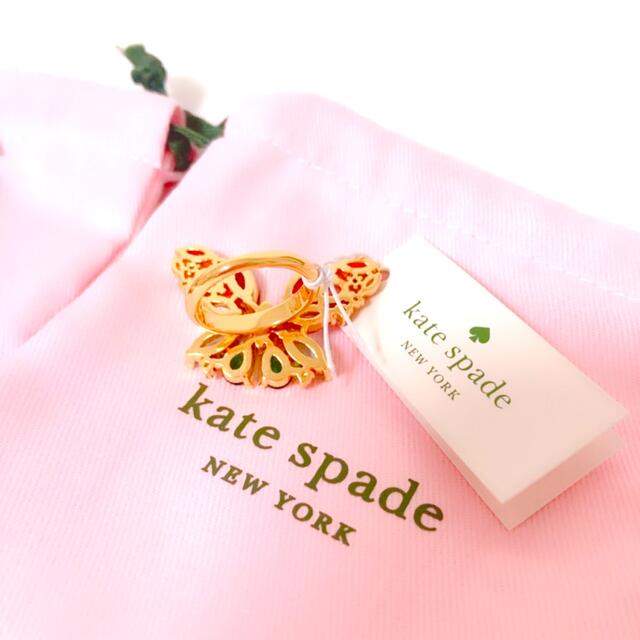 kate spade new york(ケイトスペードニューヨーク)の★お値下げ！新品！ケイトスペード バタフライリング 指輪★ レディースのアクセサリー(リング(指輪))の商品写真