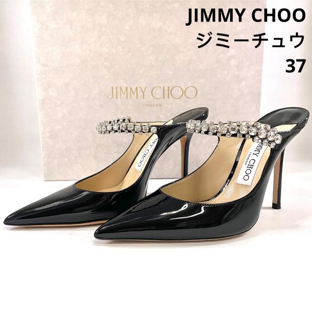 JIMMY CHOO - 美品 ジミーチュウ パンプス サンダル フラット ビジュー