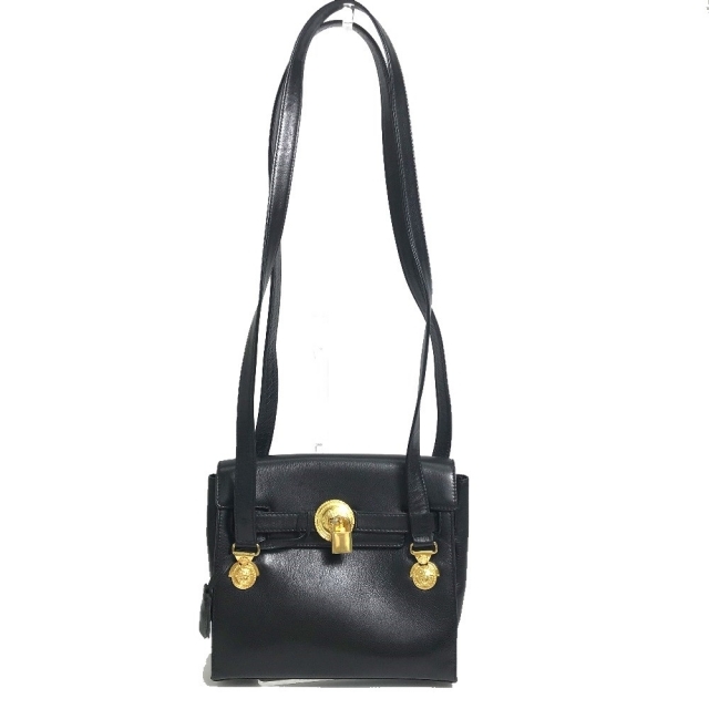 新品即決 VERSACE - ヴェルサーチ VERSACE メデューサ パドロック 肩掛け ショルダーバッグ レザー ブラック ショルダーバッグ 新品即決 VERSACE - ヴェルサーチ VERSACE メデューサ パドロック 肩掛け ショルダーバッグ レザー ブラック ショルダーバッグ