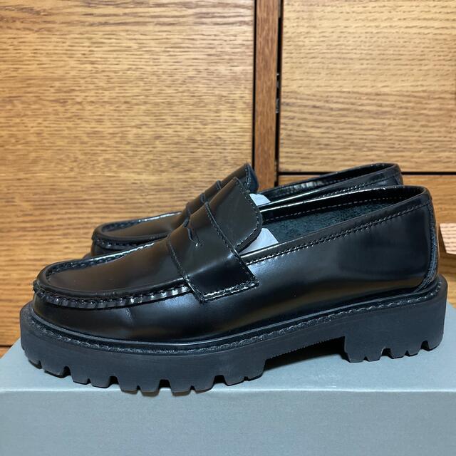 CAMINAND PLATFORM LOAFER 黒　24cm