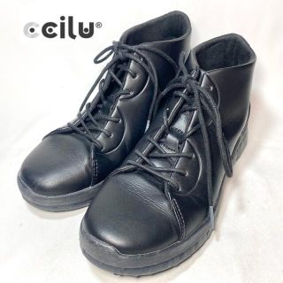 チル(ccilu)のccilu チル　スニーカー　ブラック　24cm(スニーカー)