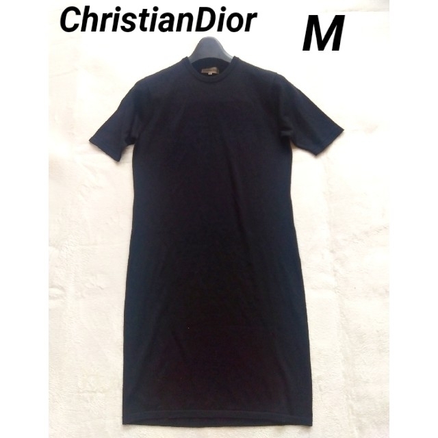 【ChristianDior】プルオーバー ニットワンピース M レディース