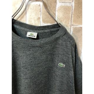 ラコステ(LACOSTE)のLACOSTE　ワンポイントロゴ　切り返し　ニット　セーター　XL(ニット/セーター)