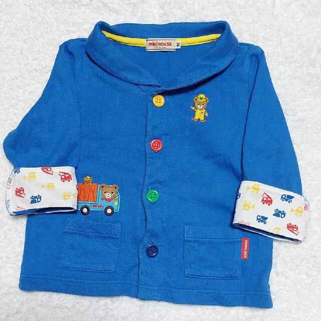 mikihouse(ミキハウス)の90cm　カーディガン キッズ/ベビー/マタニティのキッズ服男の子用(90cm~)(カーディガン)の商品写真