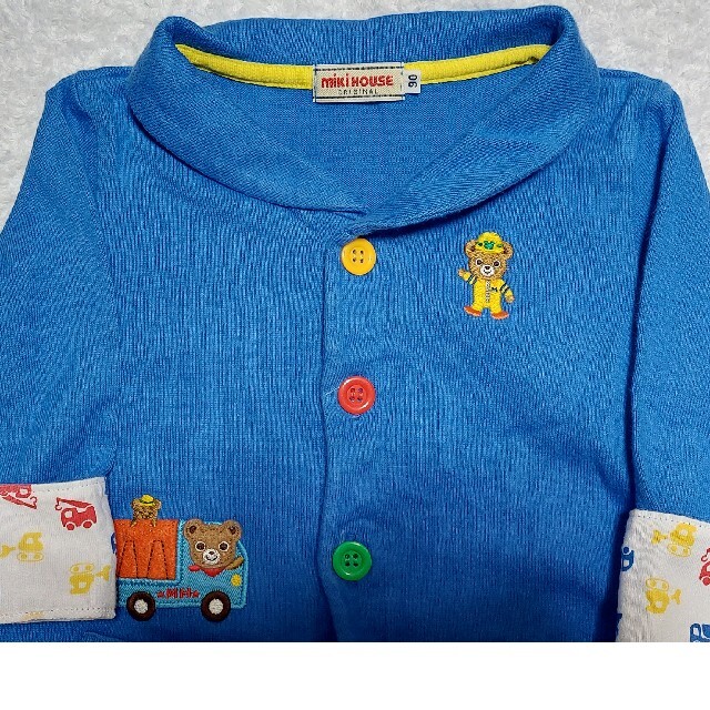 mikihouse(ミキハウス)の90cm　カーディガン キッズ/ベビー/マタニティのキッズ服男の子用(90cm~)(カーディガン)の商品写真