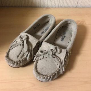 ミネトンカ モカシン24cm | 【美品】MINNETONKA ミネトンカ スムース