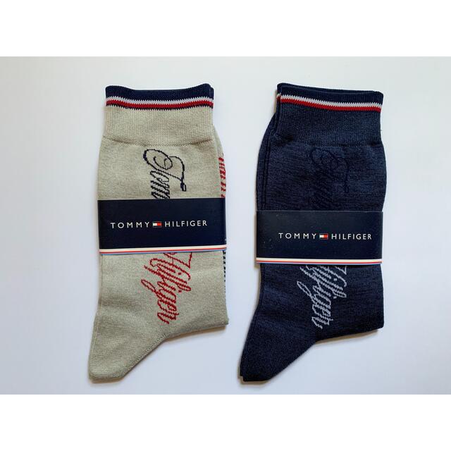 TOMMY HILFIGER(トミーヒルフィガー)のTOMMY HILFIGER メンズ　靴下　2足セット メンズのレッグウェア(ソックス)の商品写真