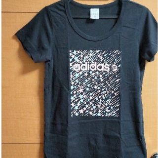 アディダス(adidas)の【期間限定価格！レディース】アディダス　M　ブラック　半袖(Tシャツ(半袖/袖なし))