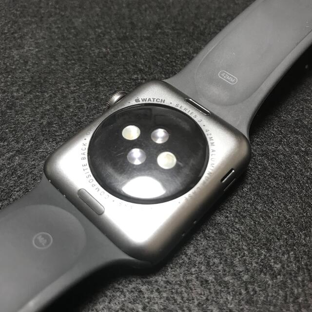 Apple Watch 3（GPS）42mmスペースグレイ　1年未満