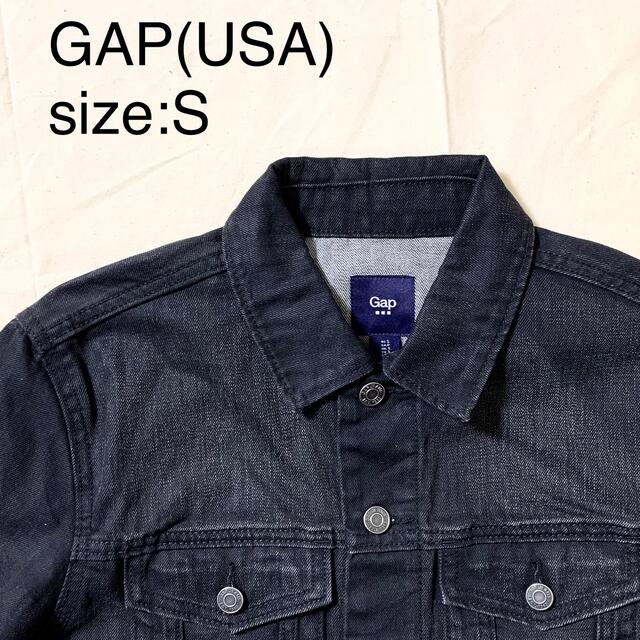 GAP(ギャップ)のGAP(USA)ビンテージブラックデニムジャケット メンズのジャケット/アウター(Gジャン/デニムジャケット)の商品写真