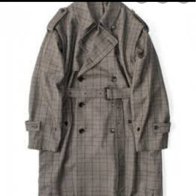 【完売】stein 20aw deformation trench coat S