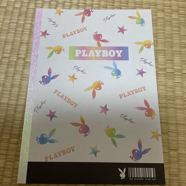 PLAYBOY(プレイボーイ)のプレイボーイ　ノート　レインボー インテリア/住まい/日用品の文房具(ノート/メモ帳/ふせん)の商品写真