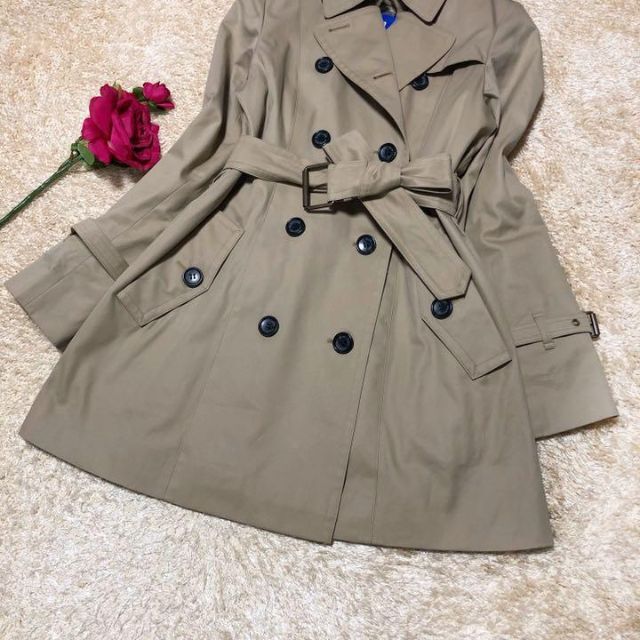 ライナー付き♡クレストブリッジ コットンギャバジン ショート トレンチコート