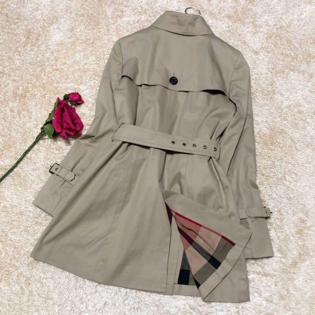 ライナー付き♡クレストブリッジ コットンギャバジン ショート トレンチコート