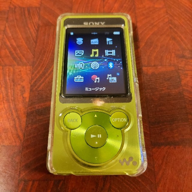 WALKMAN(ウォークマン)のBluetooth！SONY ウォークマン NW-S785 イエロー 16GB スマホ/家電/カメラのオーディオ機器(ポータブルプレーヤー)の商品写真