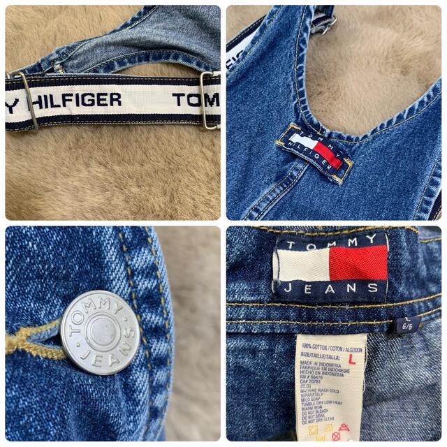 TOMMY HILFIGER(トミーヒルフィガー)の【激レア】 トミーヒルフィガー オーバーオール メンズ L ビッグサイズ メンズのパンツ(サロペット/オーバーオール)の商品写真