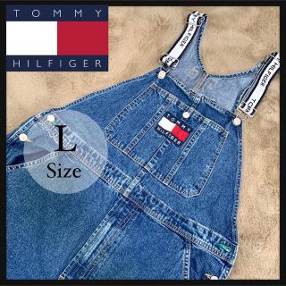 トミーヒルフィガー(TOMMY HILFIGER)の【激レア】 トミーヒルフィガー オーバーオール メンズ L ビッグサイズ(サロペット/オーバーオール)