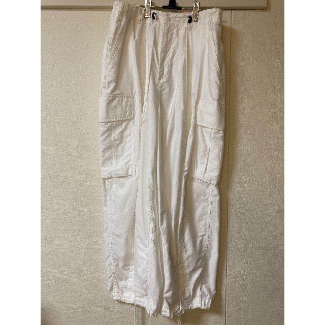 needles HD pant bdu ホワイト ヒザデルパンツ xs-