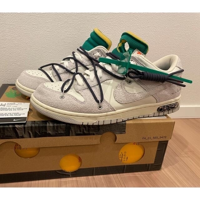 OFF-WHITE × NIKE DUNK LOW The 50 20