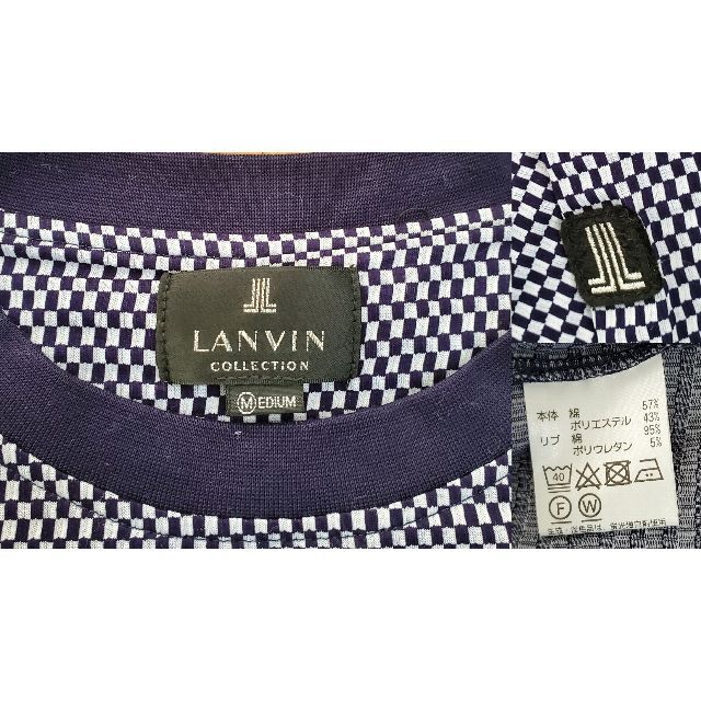 LANVIN(ランバン)の送料無料！【新品】LANVIN　チェック 長袖Tシャツ　ロンT　ランバン メンズのトップス(Tシャツ/カットソー(七分/長袖))の商品写真