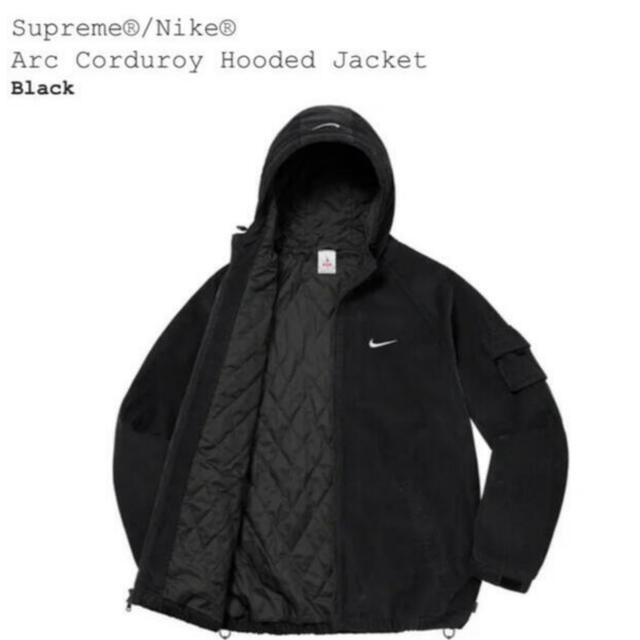 Supreme Nike Arc Corduroy Hooded Jacket 1