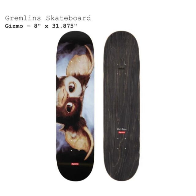 supremeサイズSupreme Gremlins Skateboard Gizmo