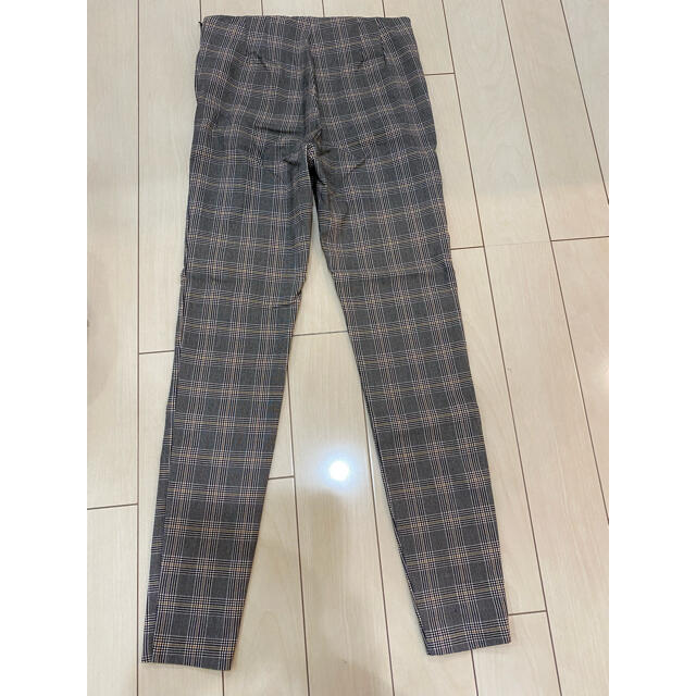 ZARA✨チェックスキニーパンツ ストレッチ