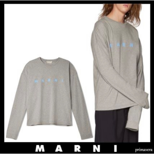 Marni(マルニ)の限界価格！MARNI マルニ　コットンジャージーロンT 46 メンズのトップス(Tシャツ/カットソー(七分/長袖))の商品写真
