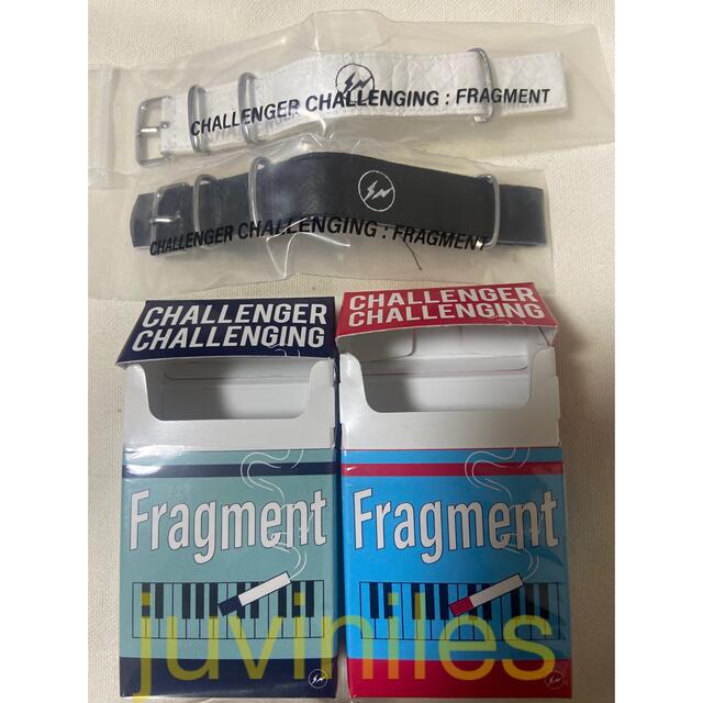 FRAGMENT - fragment challenger watch belt 黒 白 セットの通販 by 