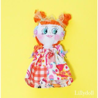 Lilly doll ドールチャーム　Orange cotton❤️(人形)