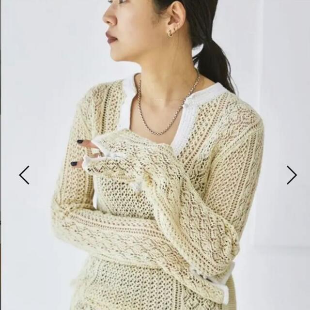 Pattern Lace Knit トゥデイフル　♡