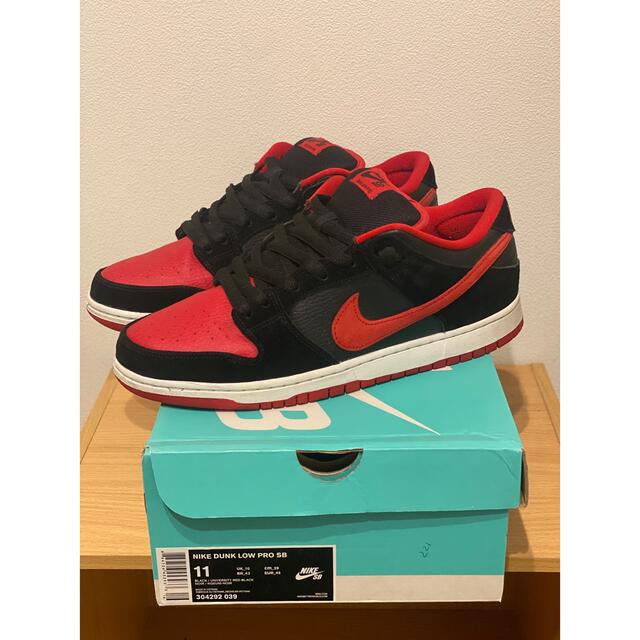 NIKE DUNK LOW PRO SB BRED 29cm