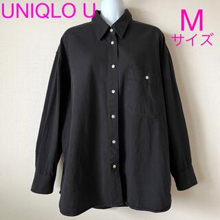 ユニクロ(UNIQLO)のUNIQLO U デニムオーバーサイズシャツ　Mサイズ(Gジャン/デニムジャケット)