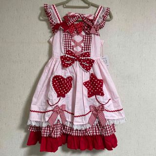 アンジェリックプリティー(Angelic Pretty)の夢見るFantastic balloon ピンク JSK KC(ひざ丈ワンピース)