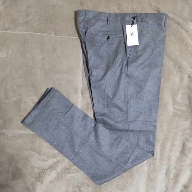 PT01 - 新品 PT TORINO サイズ54 ライトグレー SLIM FIT 秋冬モデルの