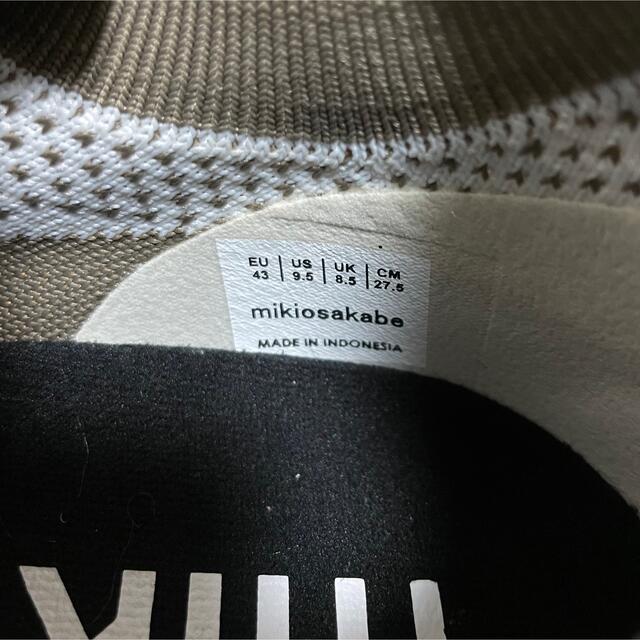 MIKIO SAKABE(ミキオサカベ)のmikiosakabe flip flops スニーカー ミキオサカベ メンズの靴/シューズ(スニーカー)の商品写真
