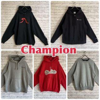 チャンピオン(Champion)の【まとめ売り】チャンピオン パーカースウェットトレーナー 輸入品 L 5点セット(パーカー)