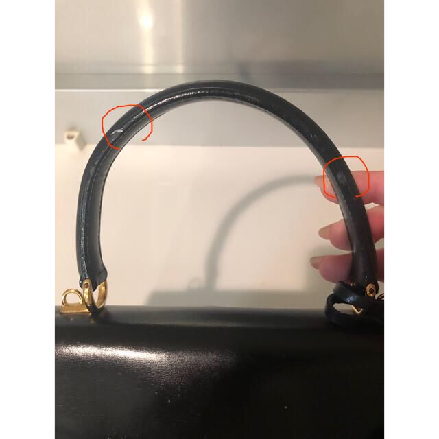 GUCCI オールドグッチ レディロック カーフレザー 2way ハンドバッグ GUCCI オールドグッチ レディロック カーフレザー 2way ハンドバッグ